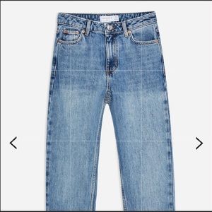 Topshop mom tapered jean